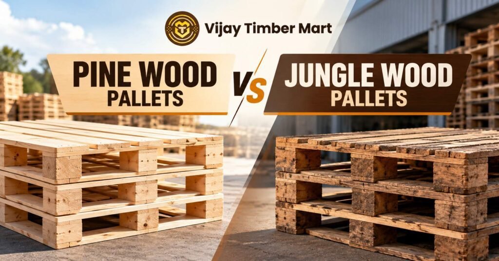 Pine Wood Pallets Vs Jungle Wood Pallets